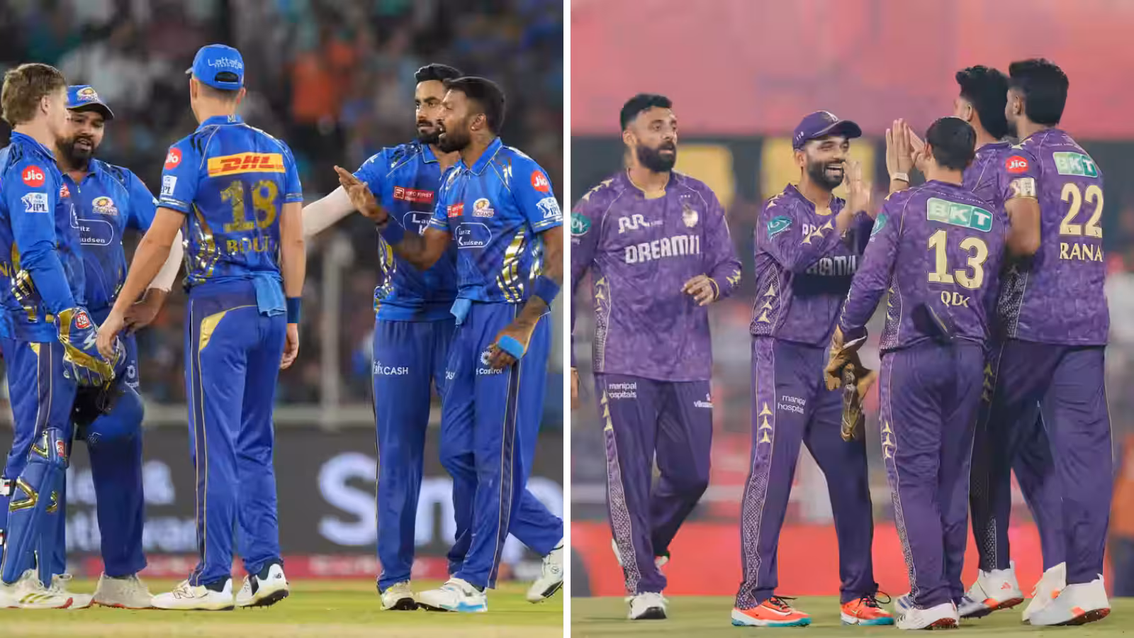 Kolkata Knight Riders vs Mumbai Indians