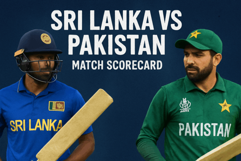 Sri Lanka vs Pakistan match