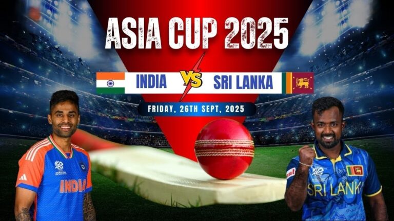 India vs Sri Lanka 2025